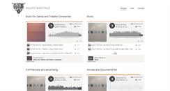 Desktop Screenshot of mauromartinuz.com